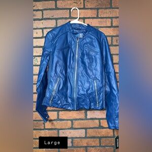 Guess Large Leather Jacket